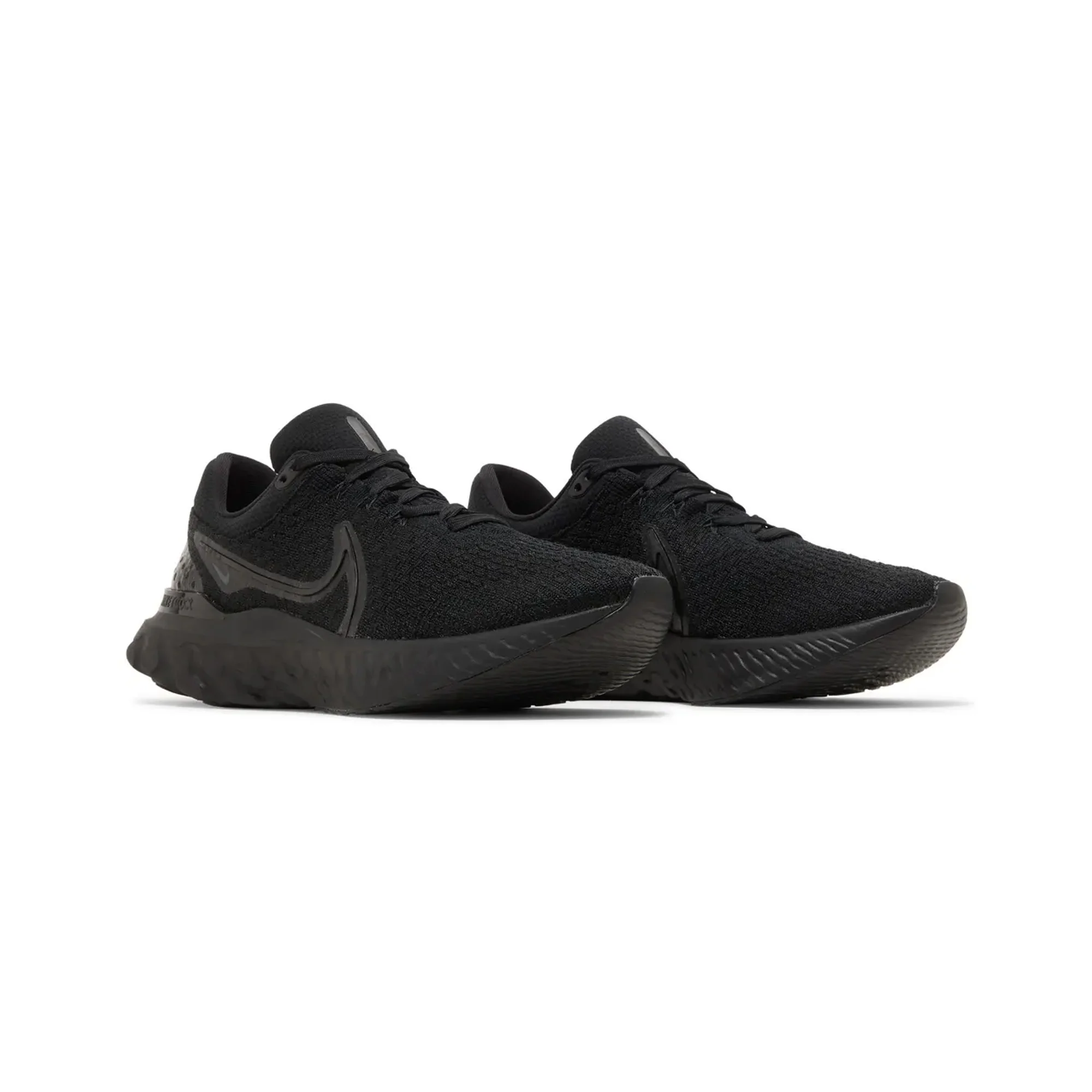 Nike React Infinity Run Flyknit 3 'Triple Black' (2022) - Image 2