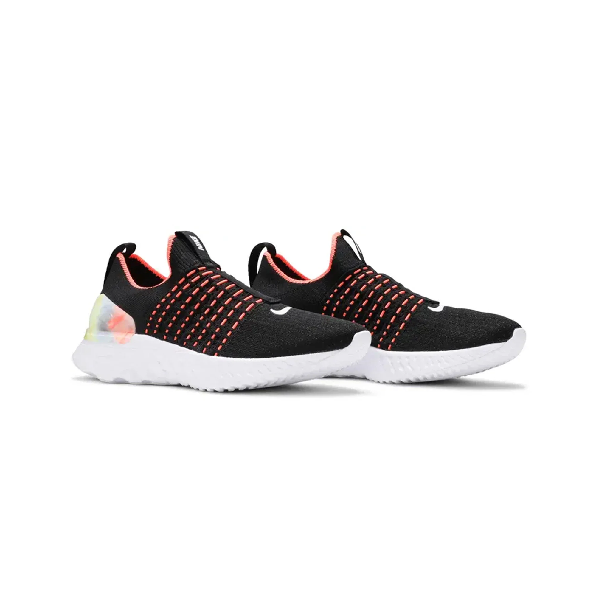 Nike React Phantom Run Flyknit Premium 'Black Bright Mango' Women's (2020) - Image 2