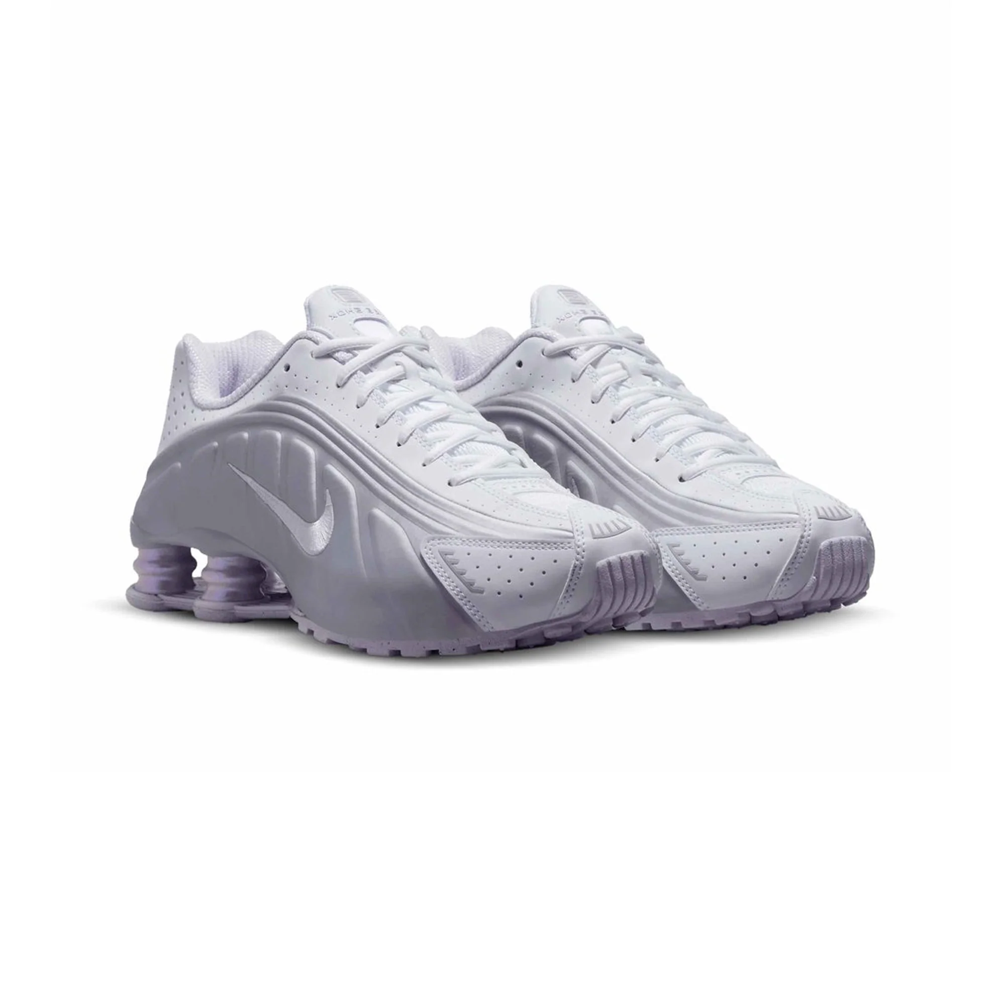 Nike Shox R4 'White Metallic Platinum Barely Grape' Women's (2024) - Image 2