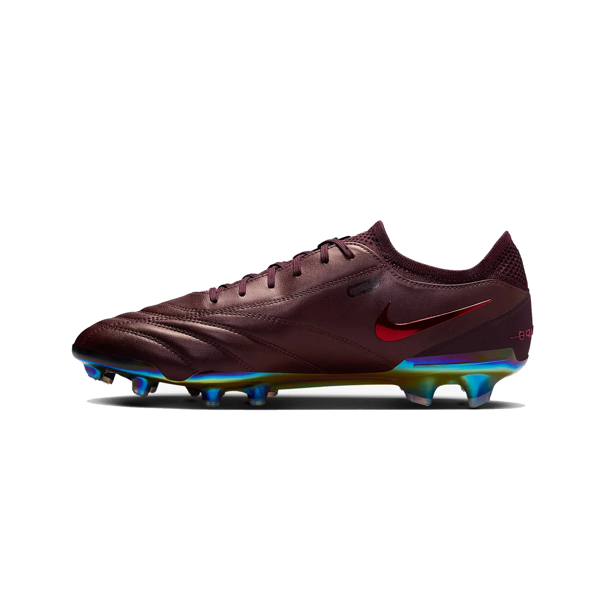 Nike Tiempo Legend 10 Elite Luxe FG 'Montebelluna Leather Port Wine' (2025) - Image 3