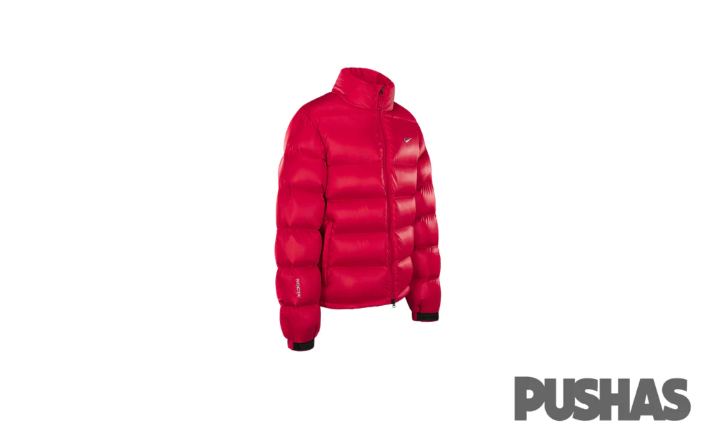 Nike x Drake NOCTA 'Sunset Puffer Jacket Red' - Image 2