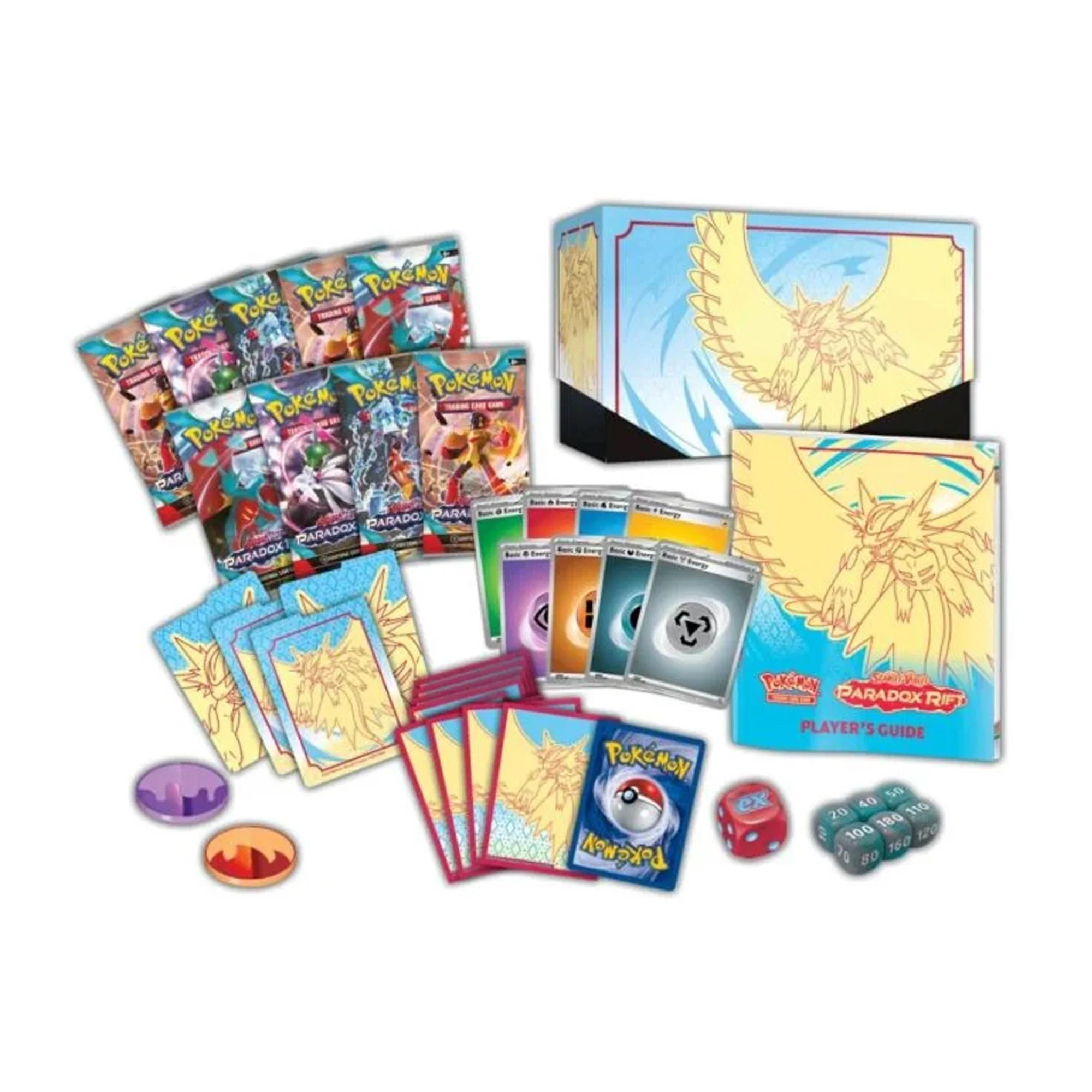Pokémon TCG Scarlet & Violet Paradox Rift Elite Trainer Box (Roaring Moon) - Image 2