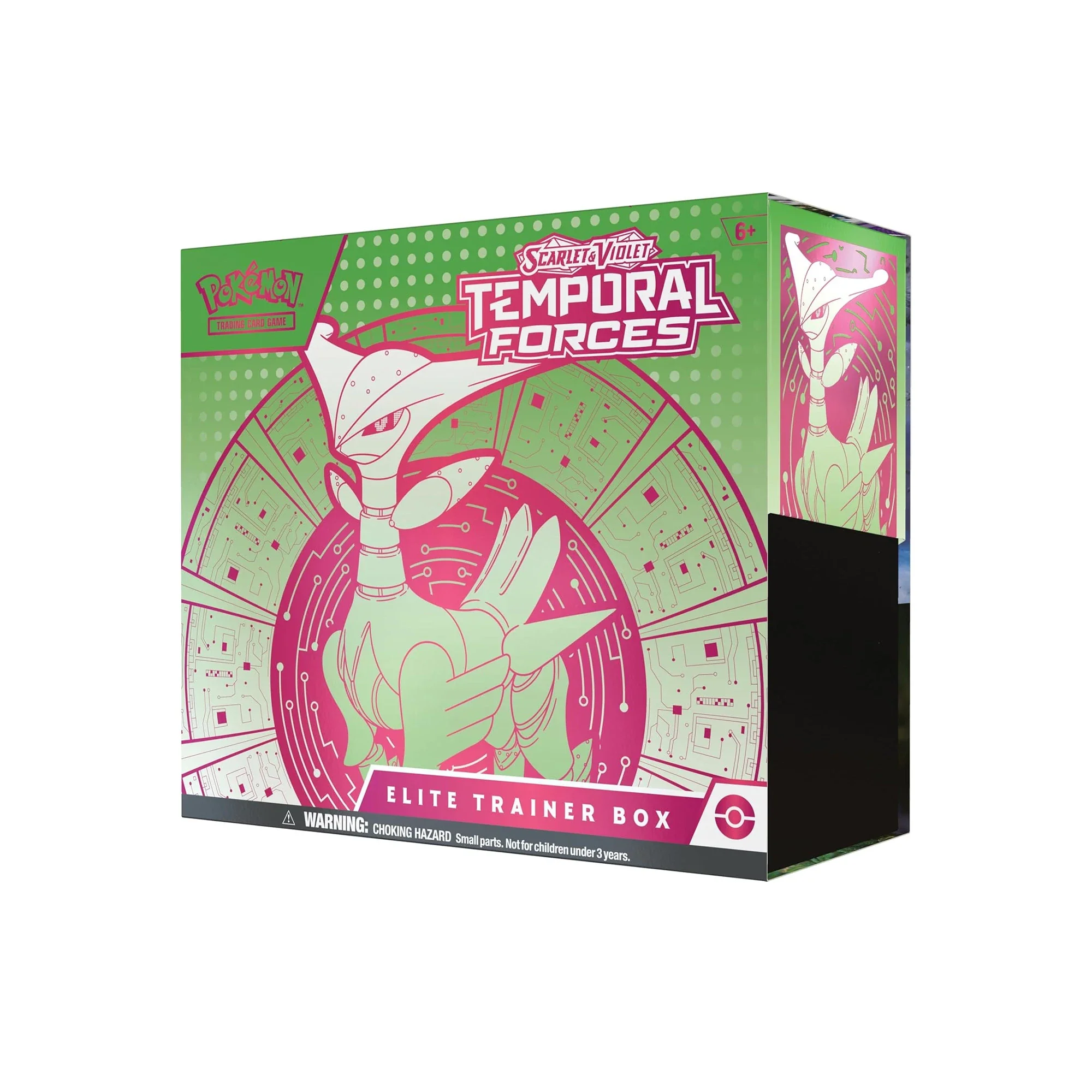 Pokémon TCG Scarlet & Violet Temporal Forces Elite Trainer Box (Iron Leaves) (2024) - Image 3