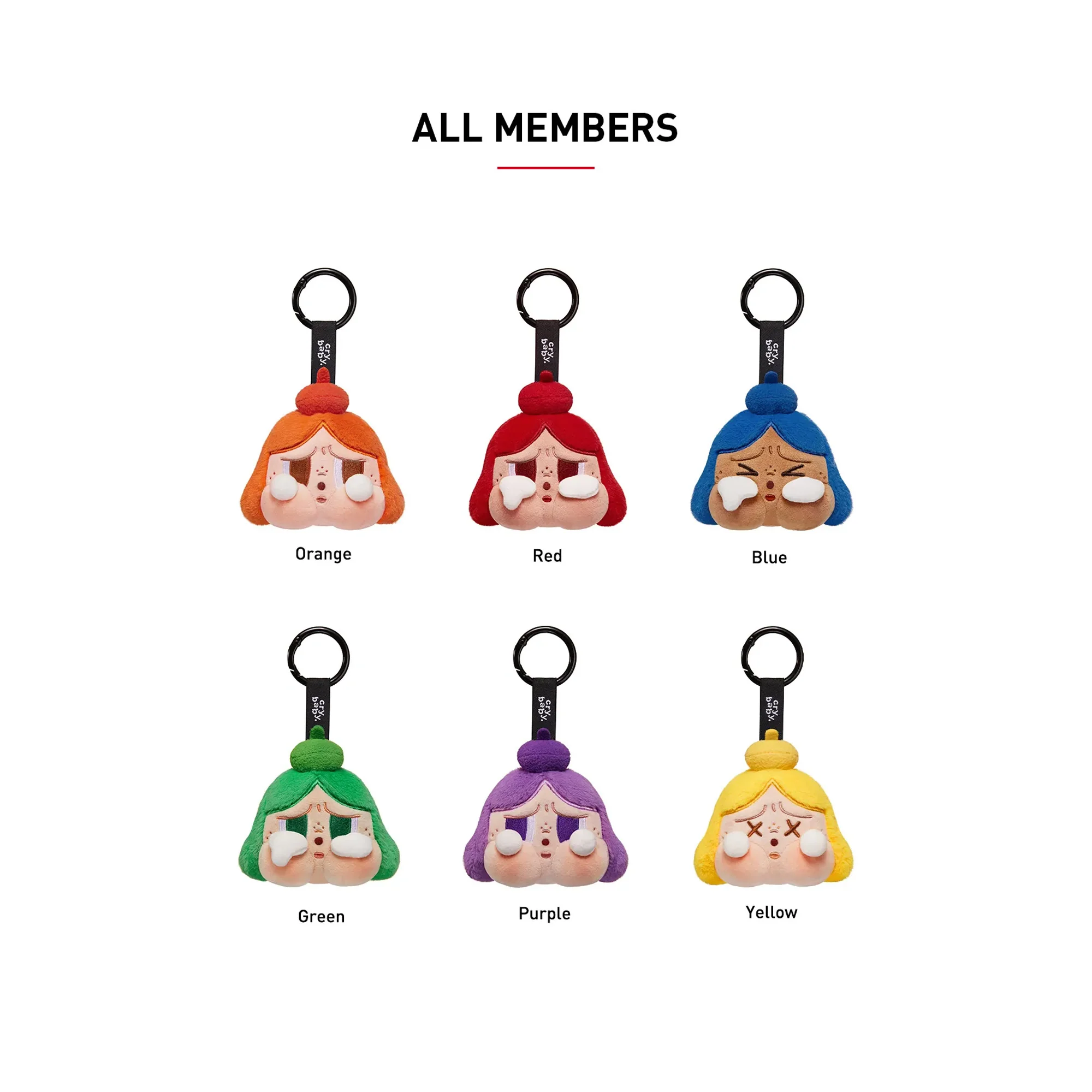 POP MART CRYBABY Cheer Up, Baby! Series Plush Pendant (6 Blind Boxes) - Image 4