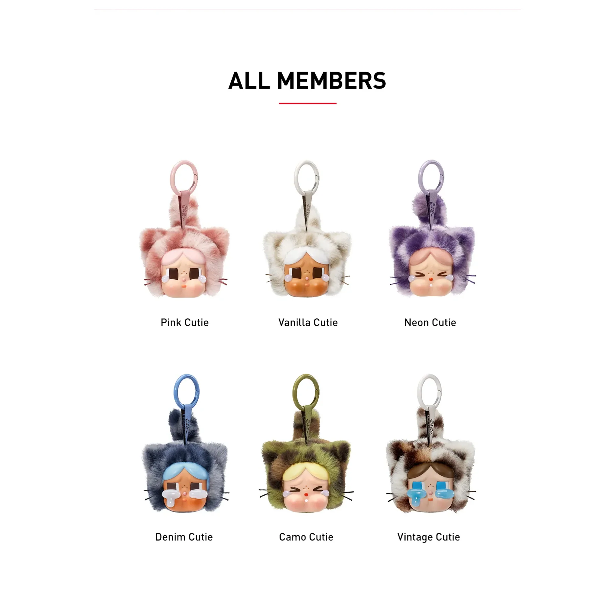 POP MART Crybaby Wild but Cutie Series Phone Charm Sealed Case (6 Blind Boxes) - Image 3