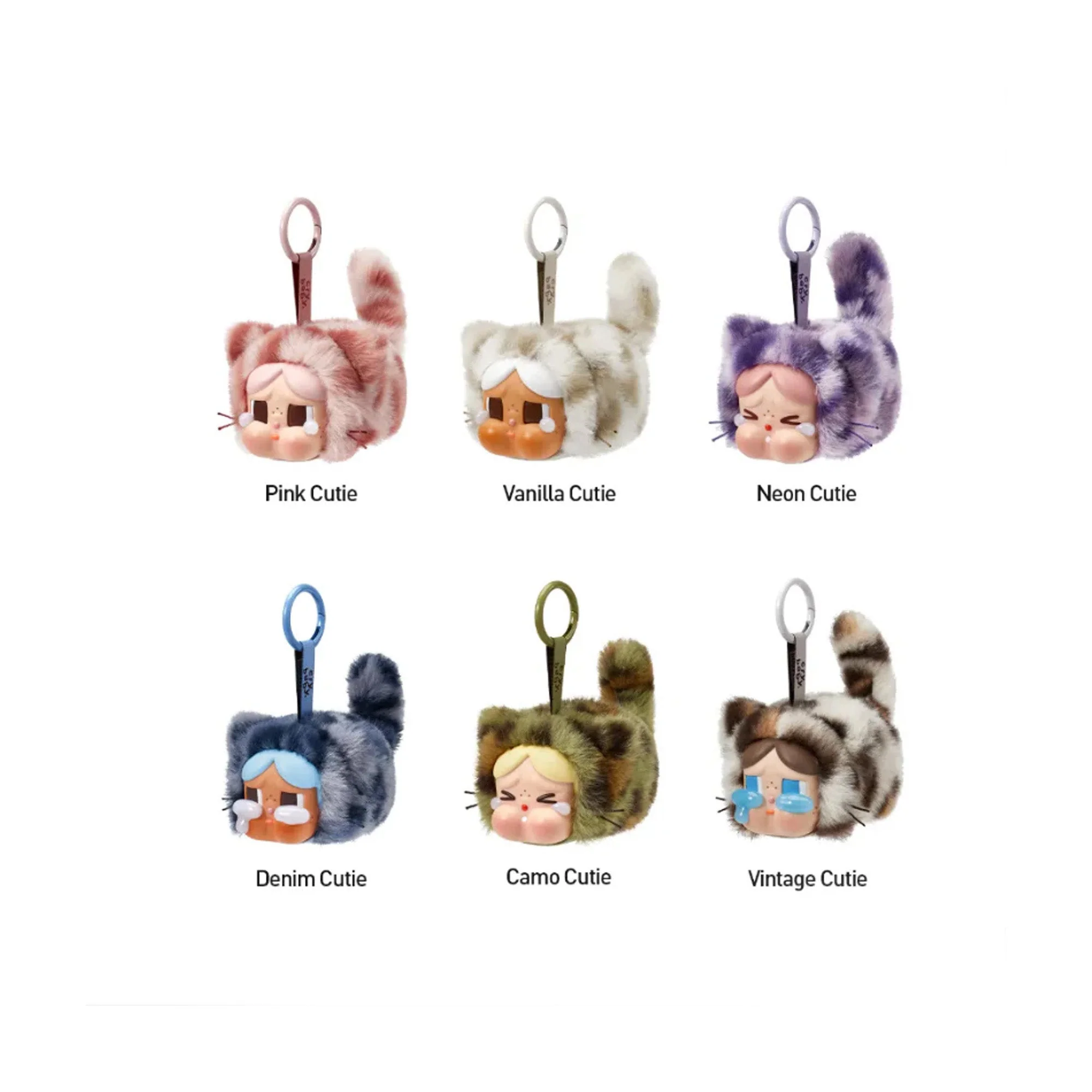 POP MART CRYBABY Wild but Cutie Series Vinyl Plush Pendant (6 Blind Boxes) - Image 3