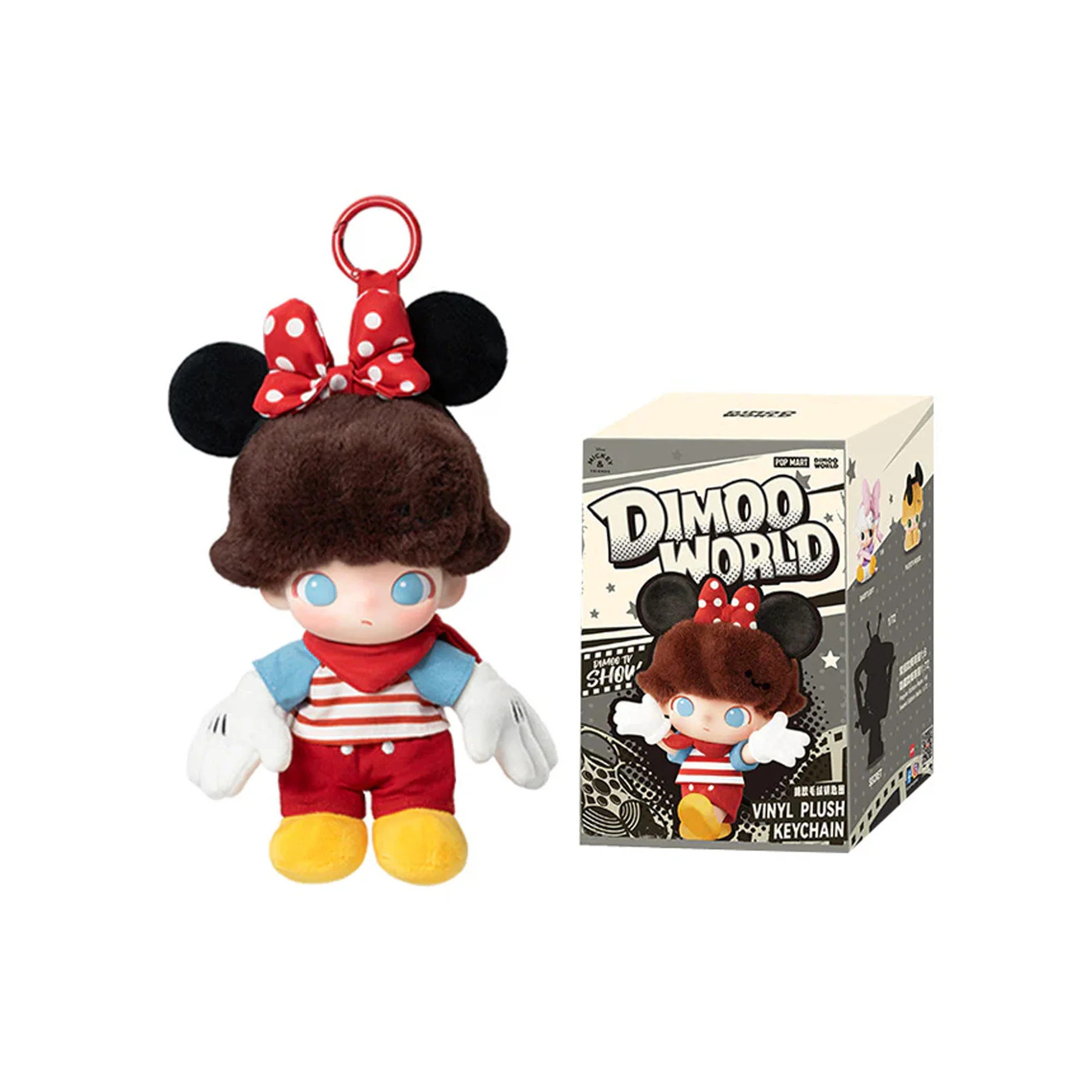 POP MART DIMOO World x Disney Series Vinyl Plush Keychain (Single Blind Box) - Image 2