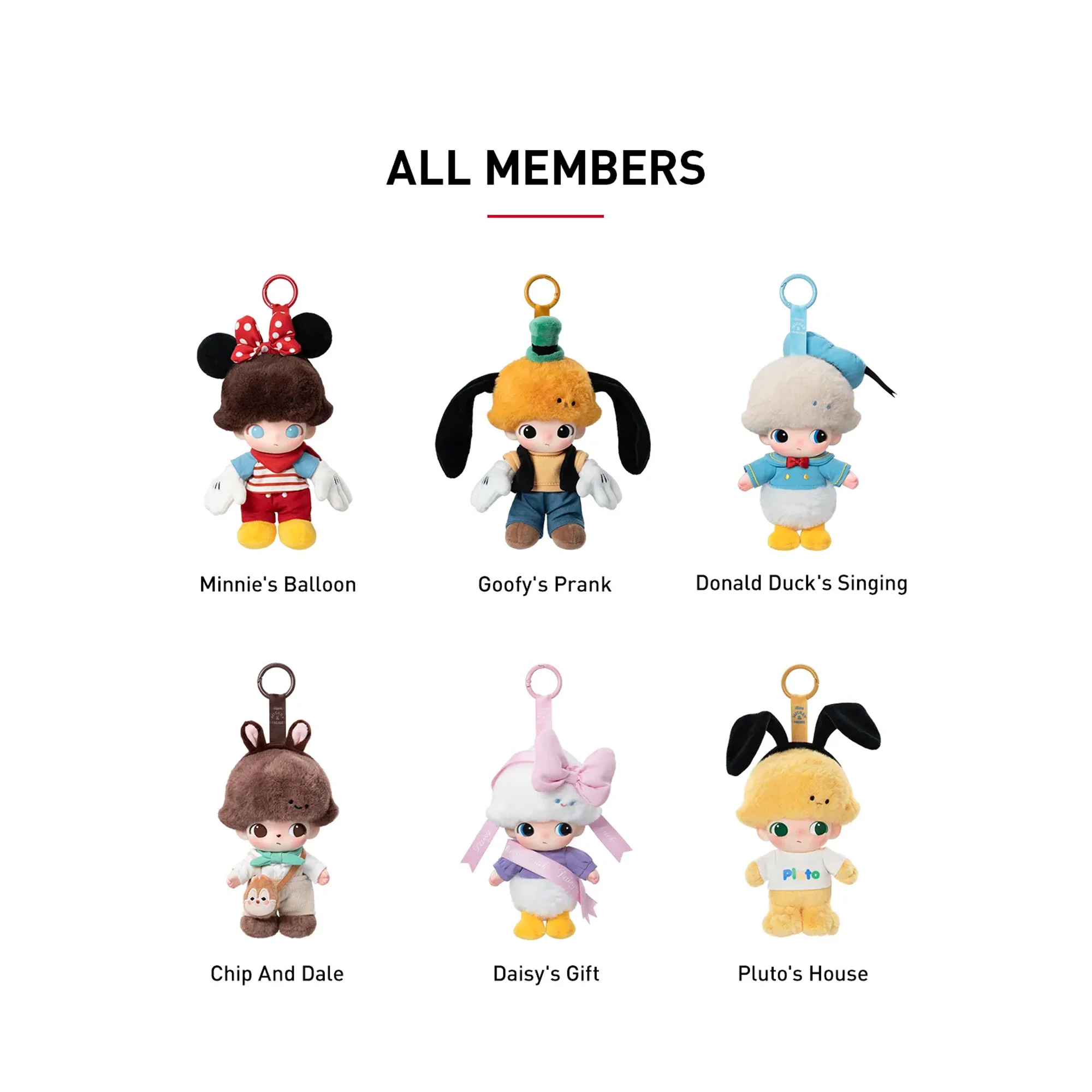 POP MART DIMOO World x Disney Series Vinyl Plush Keychain (Single Blind Box) - Image 3