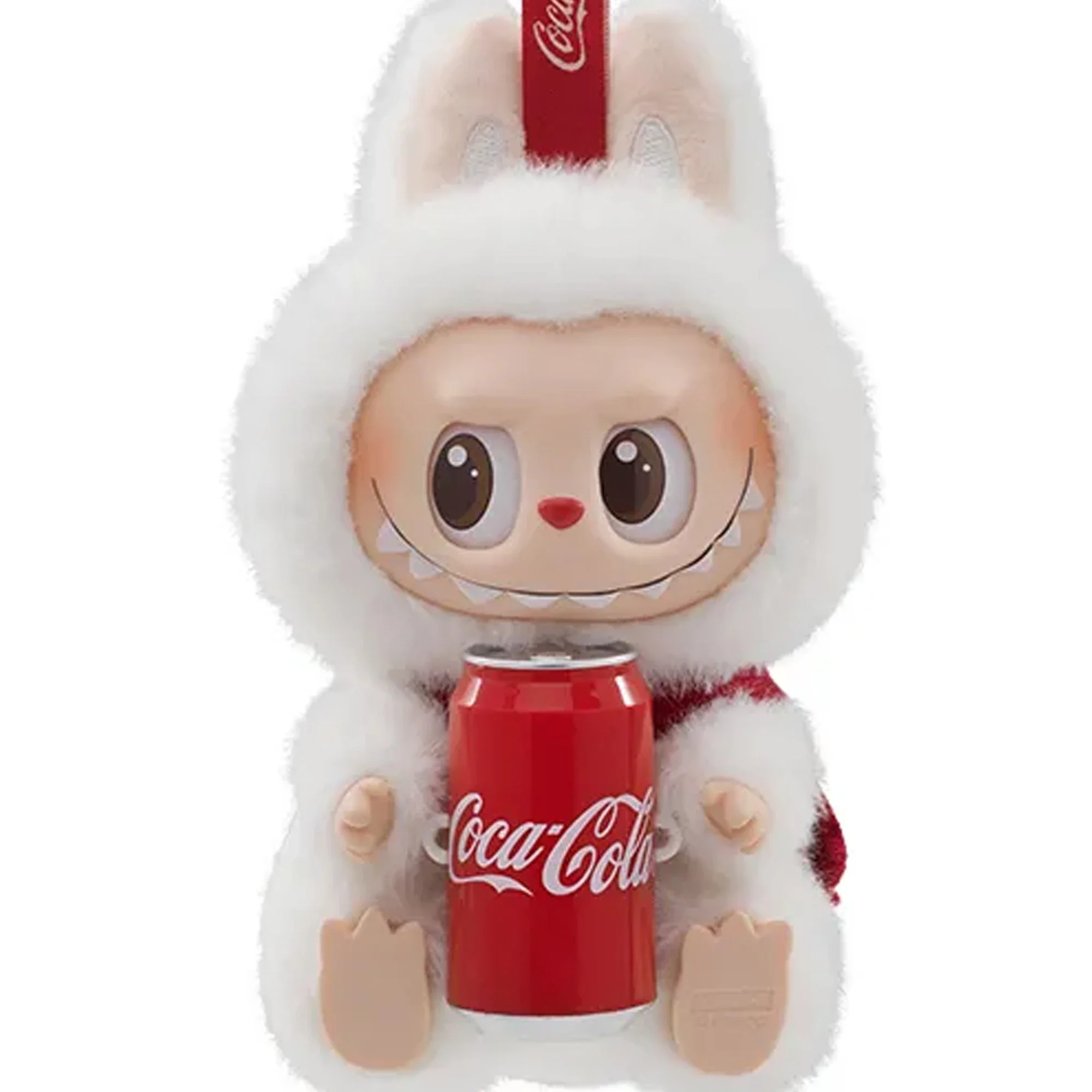POP MART LABUBU THE MONSTERS COCA-COLA Series Happy Factor Vinyl Plush Figure (2024) - Image 2