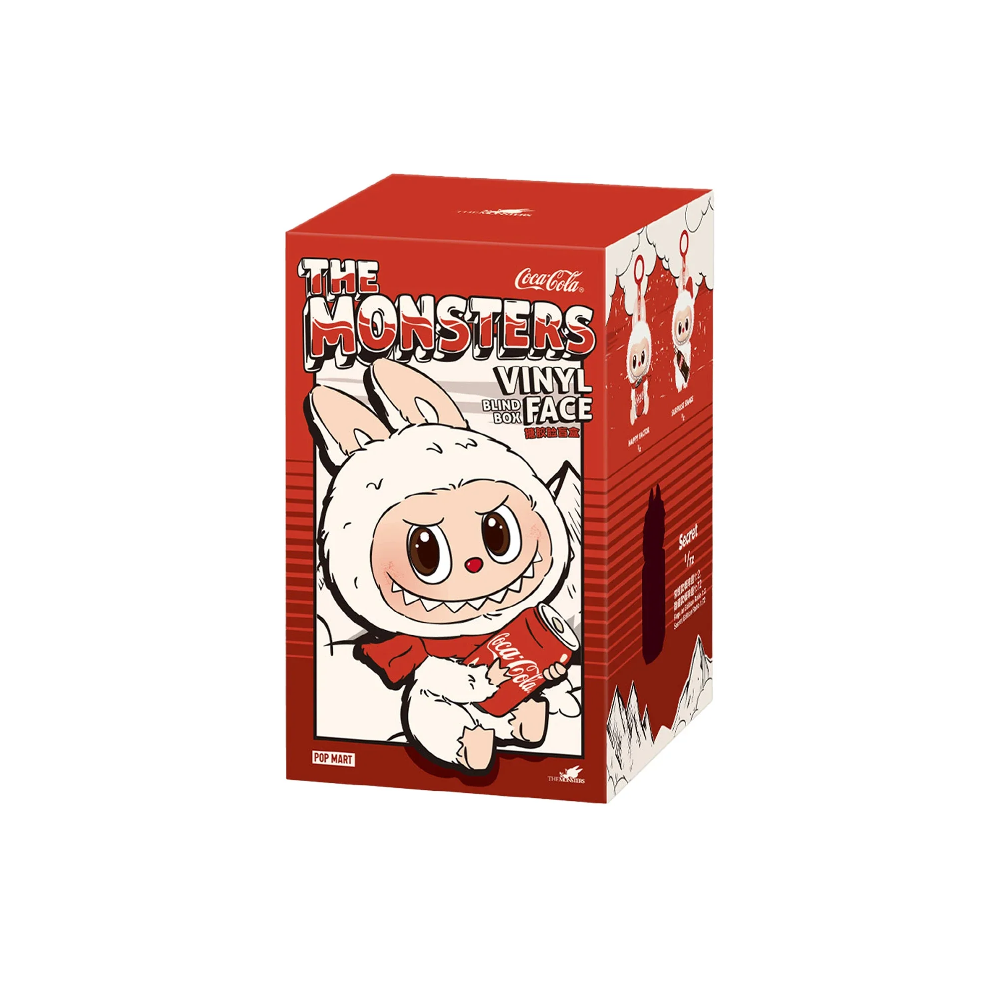 POP MART LABUBU THE MONSTERS COCA-COLA Series Happy Factor Vinyl Plush Figure (2024) - Image 3