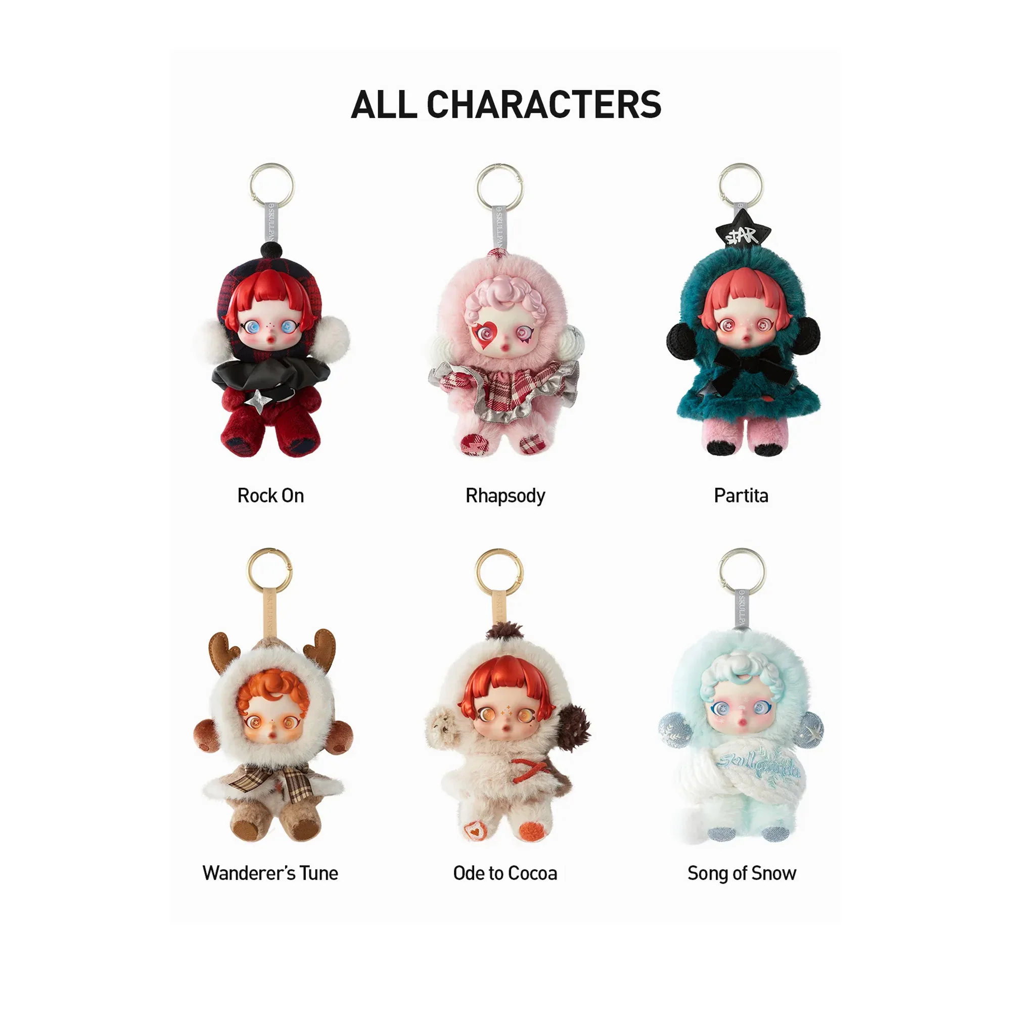 POP MART SKULLPANDA Winter Symphony Series Plush (6 Blind Boxes) - Image 3