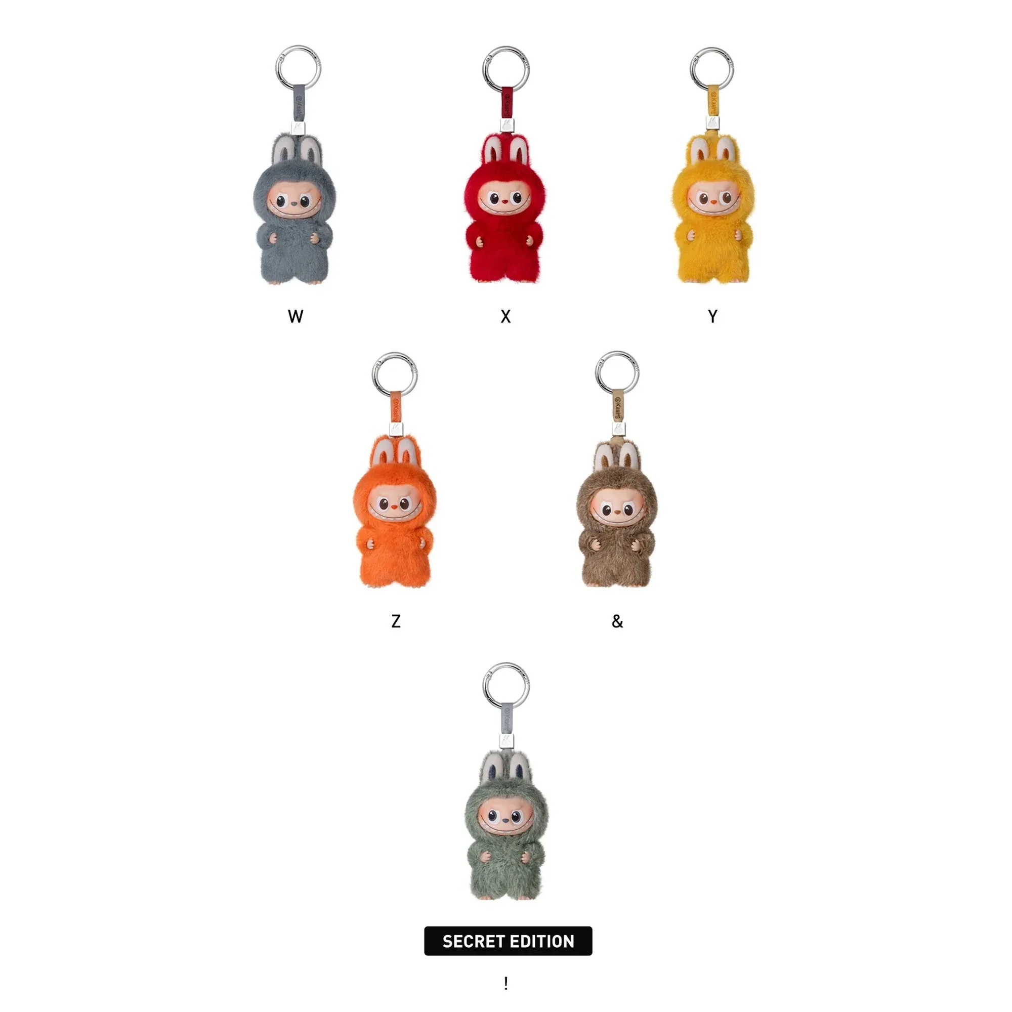 POP MART THE MONSTERS PIN FOR LOVE SERIES Vinyl Plush Pendant 'X' (Single Blind Box) - Image 4