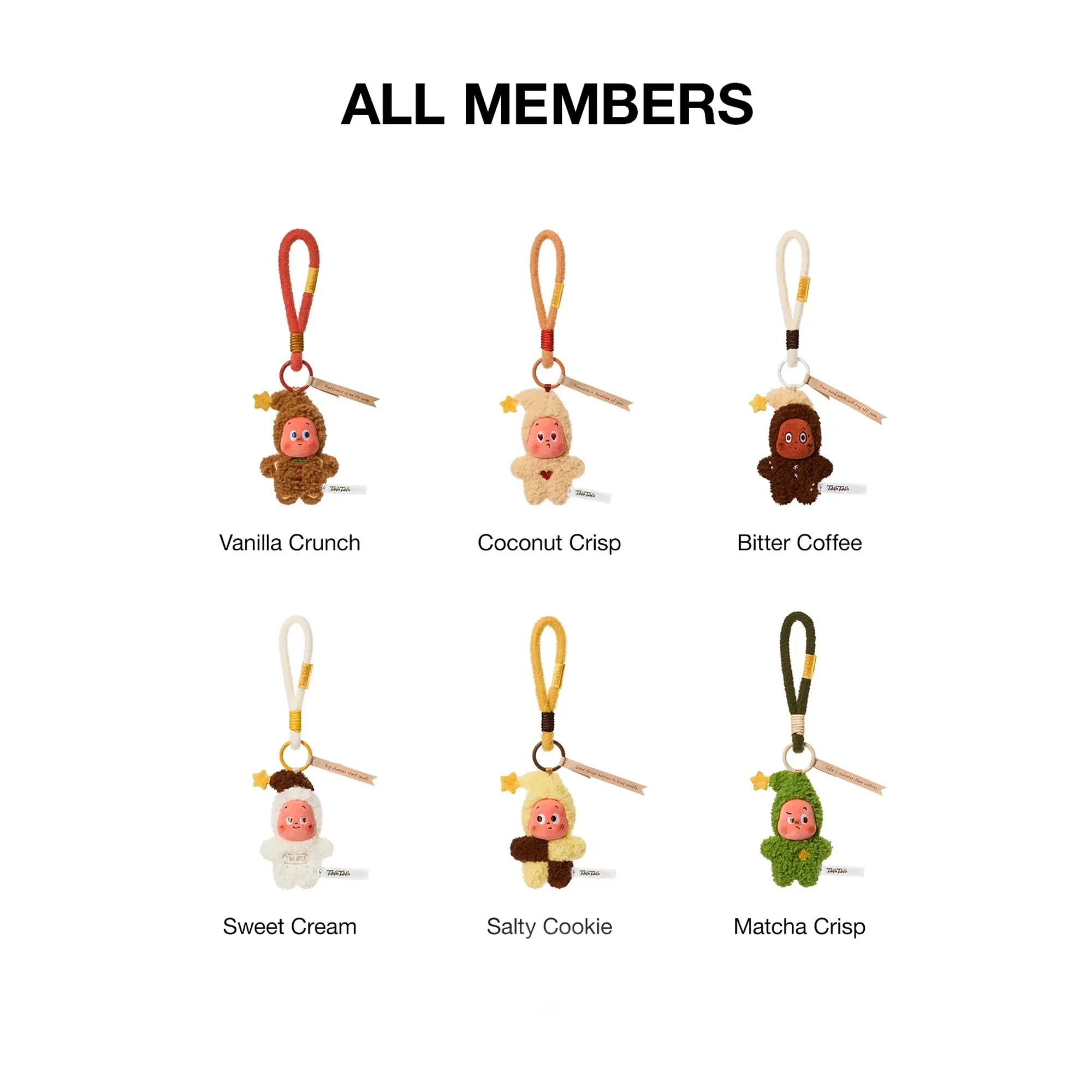 POP MART Twinkle Twinkle Savor The Moment Series Fresh-Baked Mini Cookies Plush Pendant (6 Blind Boxes) - Image 3