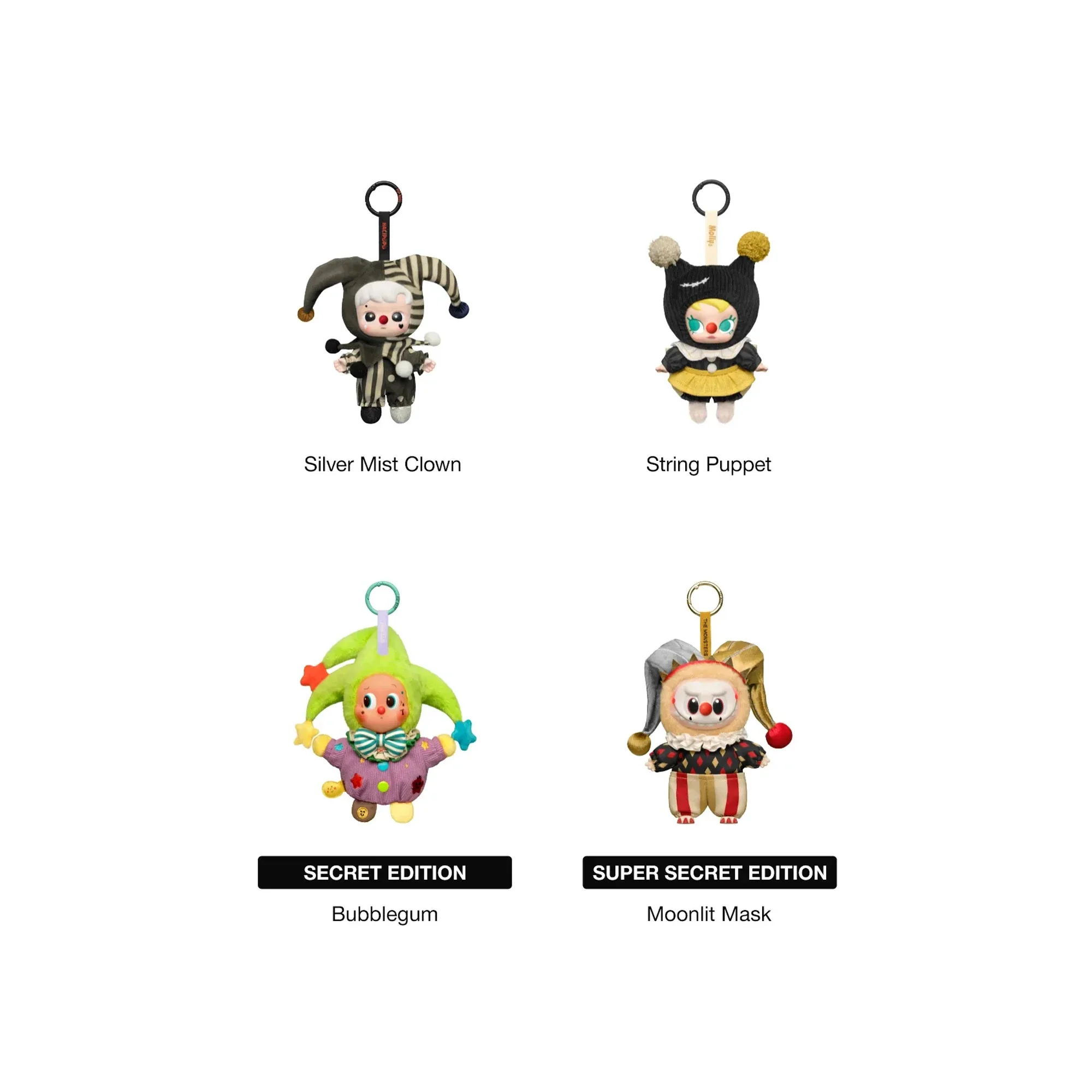 POP MART WHY SO SERIOUS Series Hacipupu Shadow Joker Vinyl Plush Pendant - Image 4