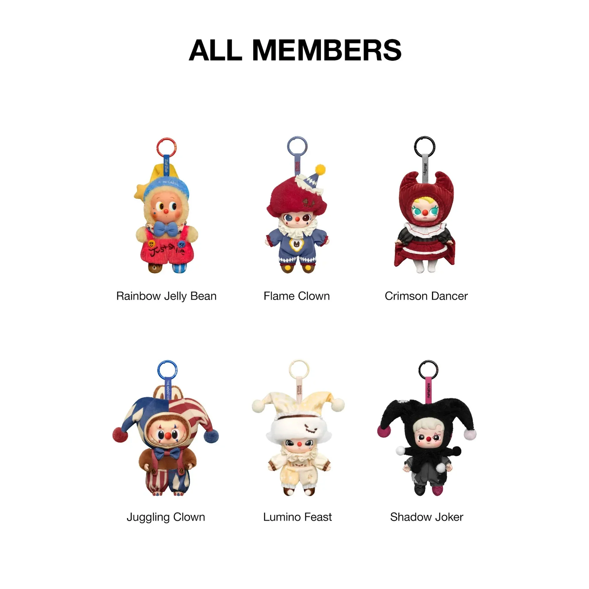 POP MART WHY SO SERIOUS Series Vinyl Plush Pendant (Single Blind Box) - Image 2