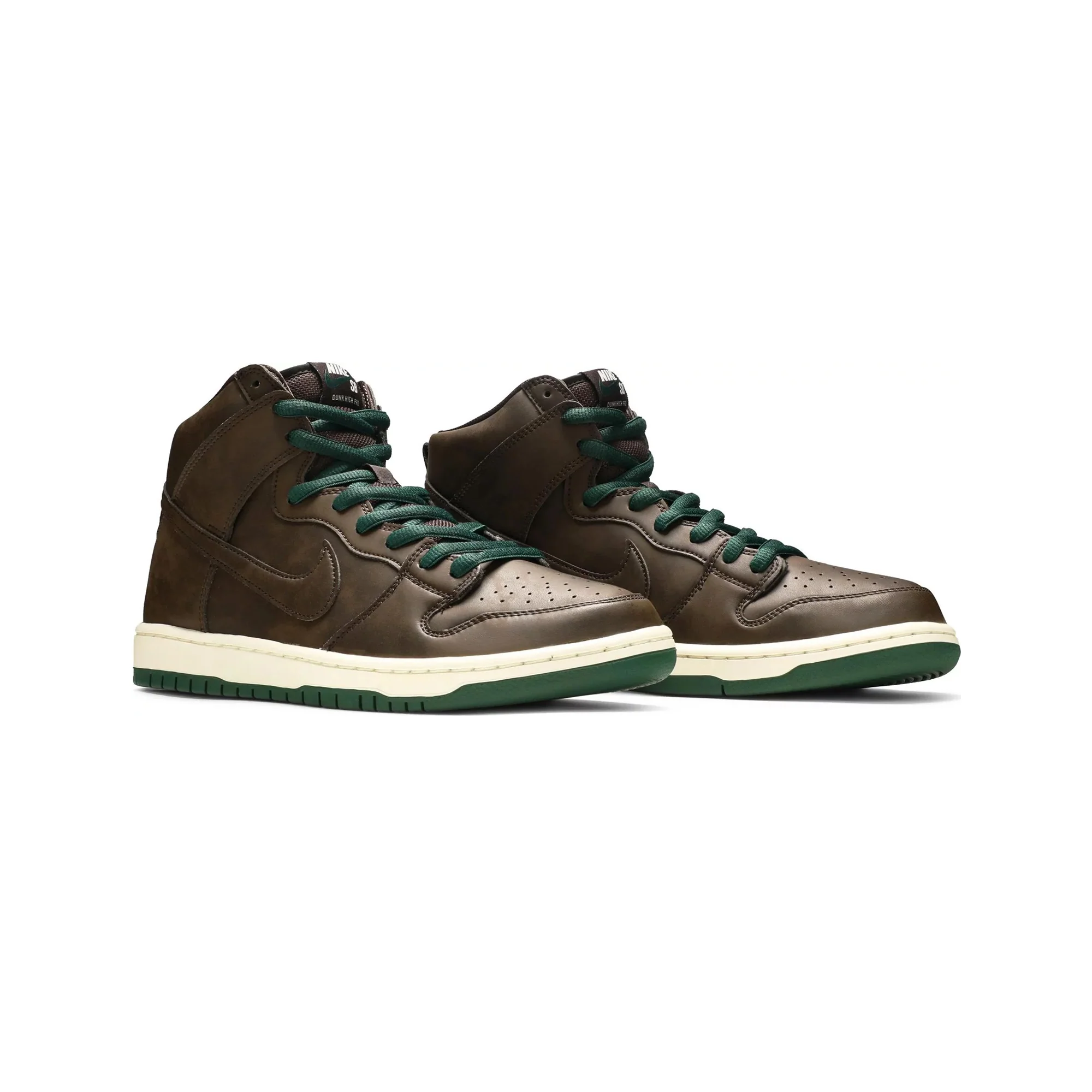 SB Dunk High 'Baroque Brown Vegan Leather' (2021) - Image 2
