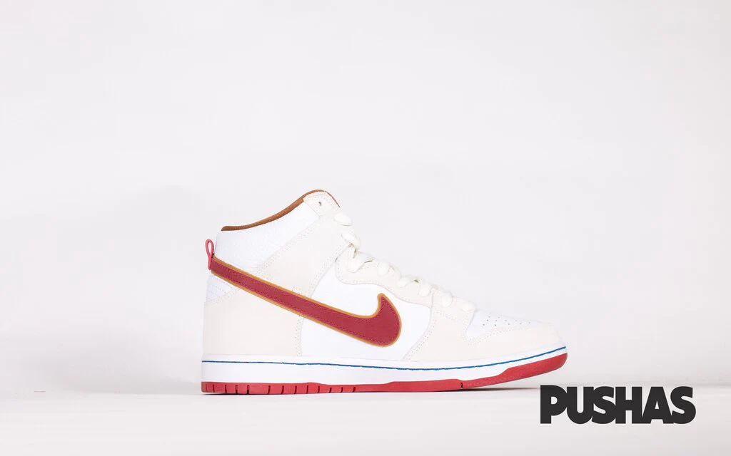 SB Dunk High 'Sail Bright Crimson' - Image 4