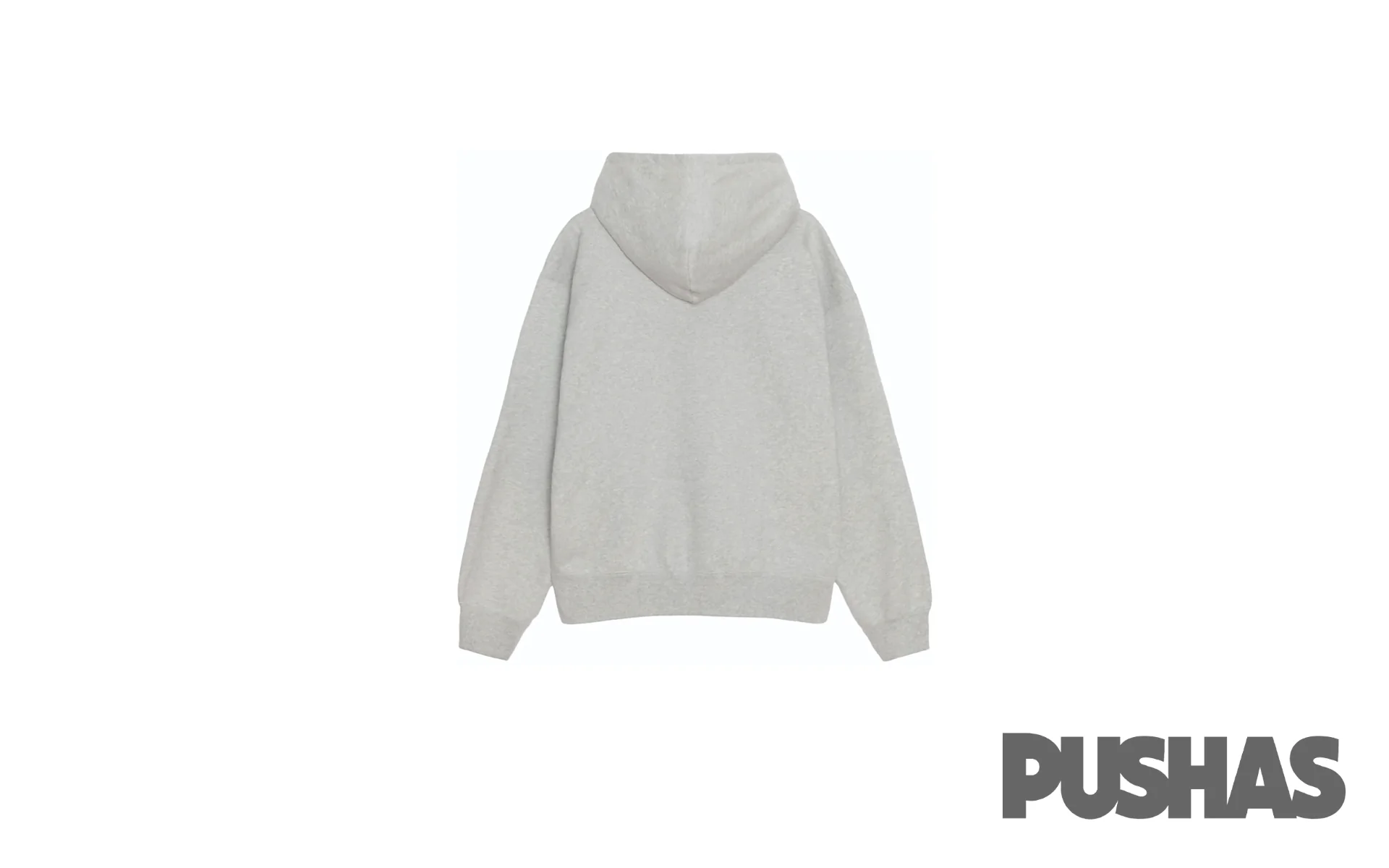 Stussy x Nike Fleece Zip Hoodie 'Grey Heather' (2023) - Image 2