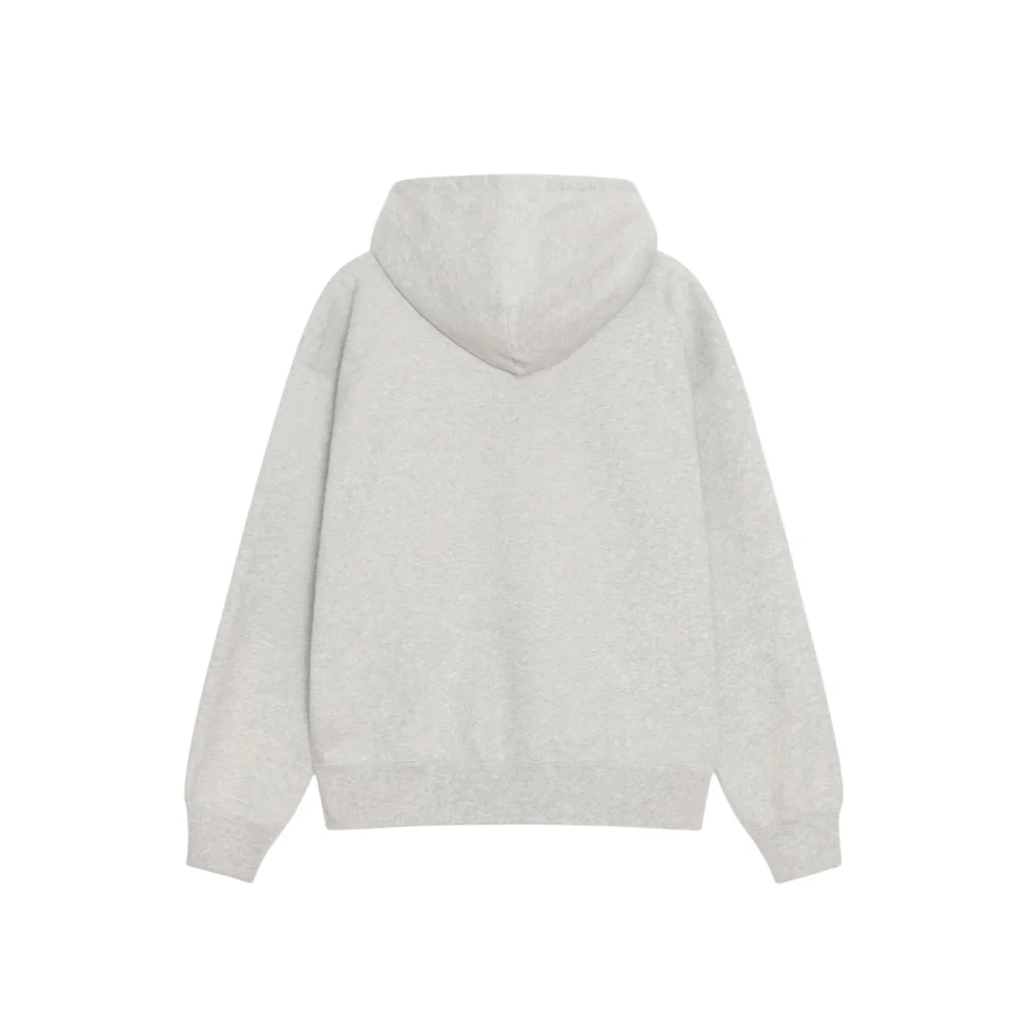 Stussy x Nike Fleece Zip Hoodie 'Grey Heather' (2025) - Image 2