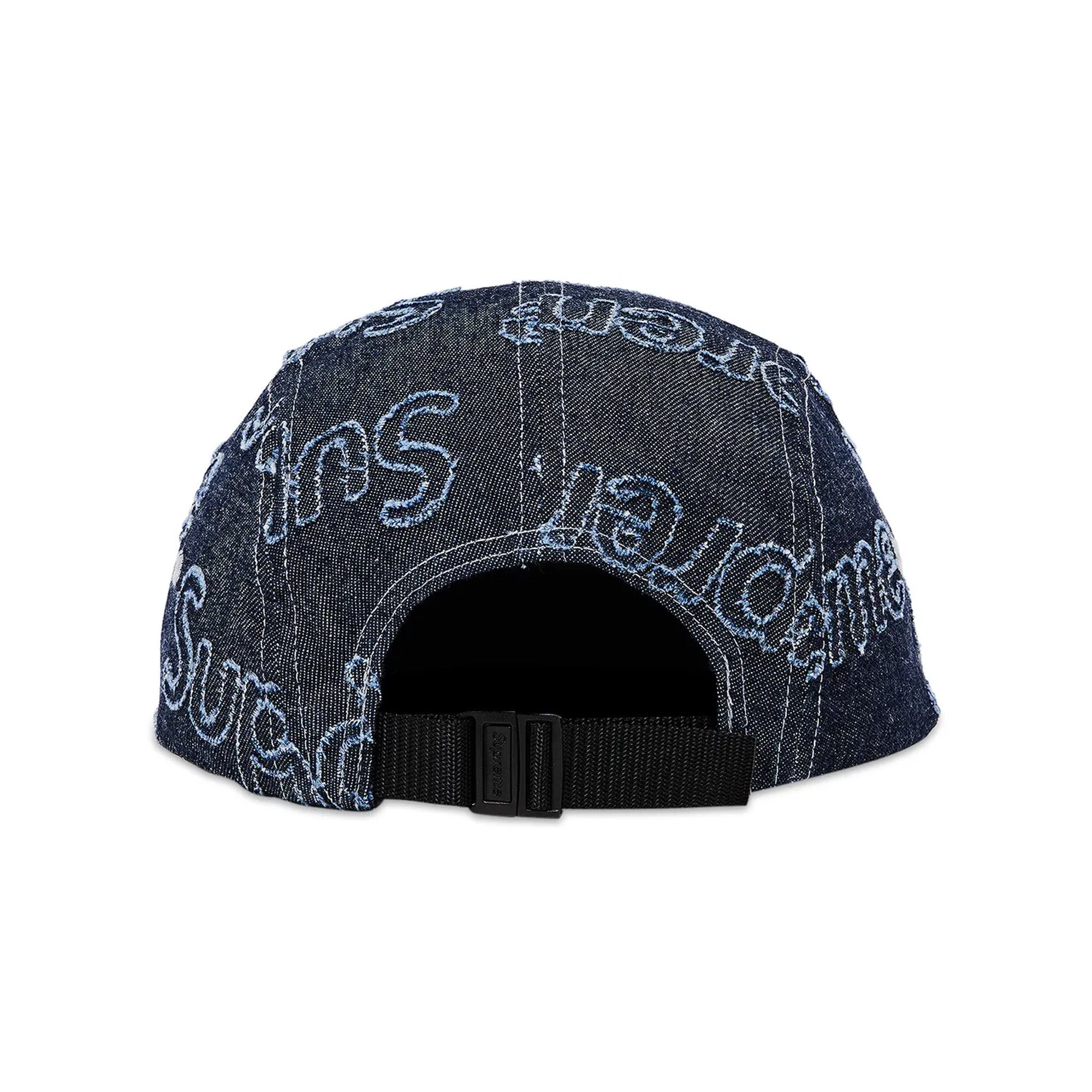 Supreme Lasered Denim Camp Cap 'Navy' (2024) - Image 4