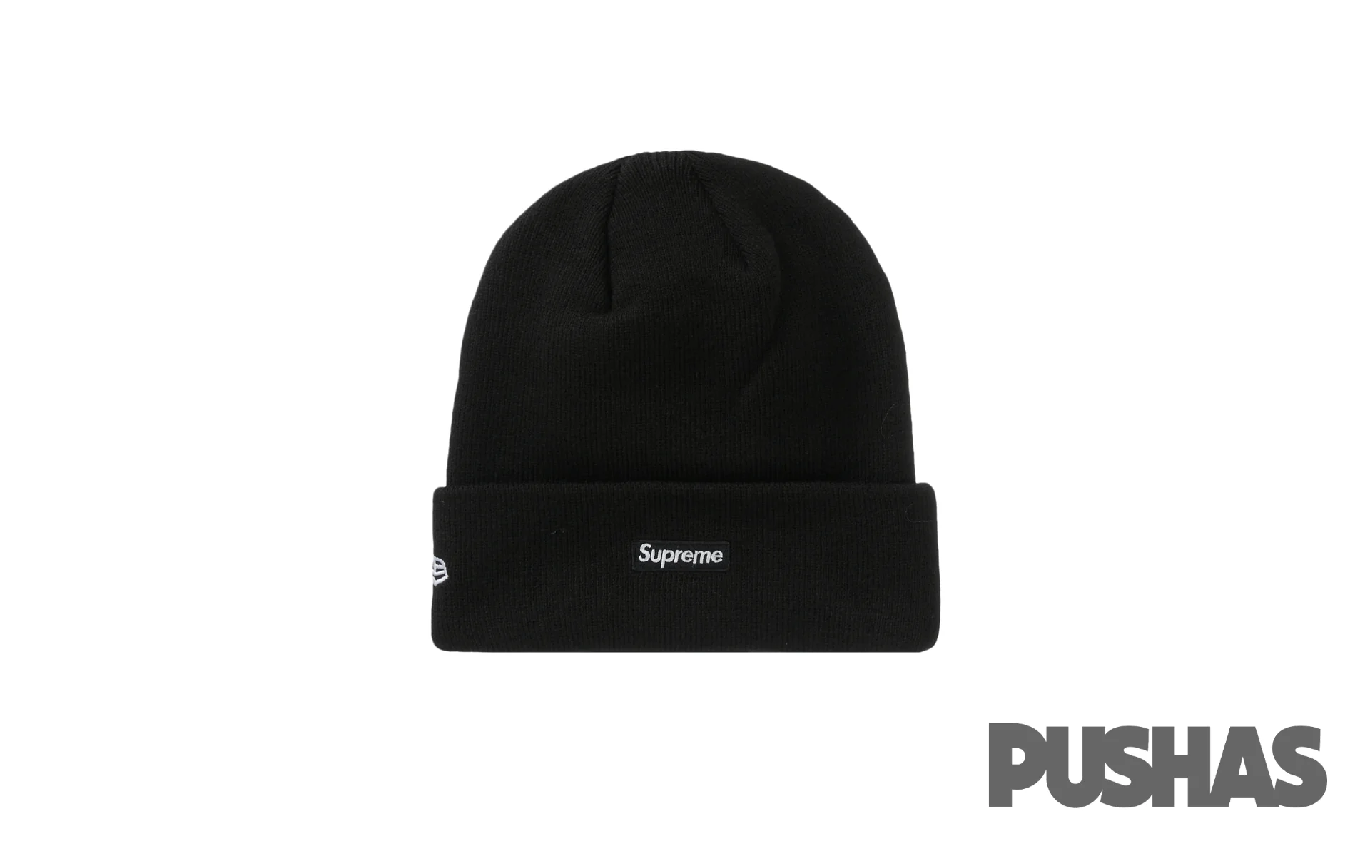 Supreme New Era S Logo Beanie 'Black' (2023) - Image 2