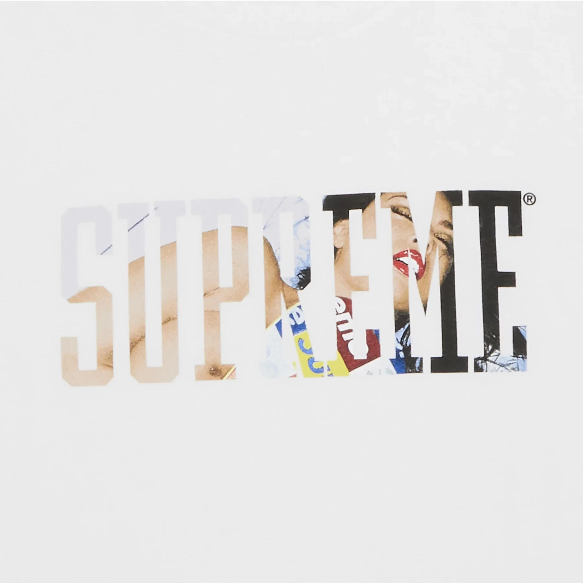 Supreme Tera Patrick Collegiate Tee 'White' (2024) - Image 2