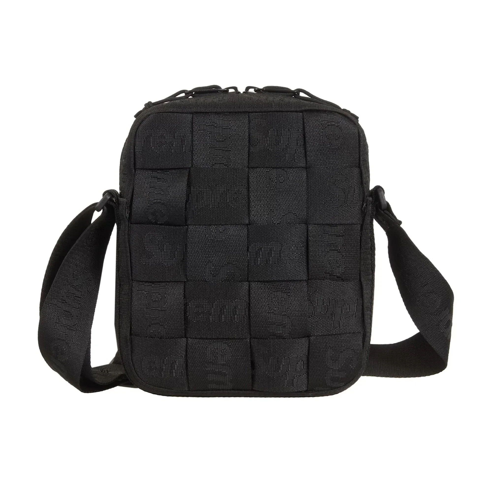 Supreme Woven Shoulder Bag 'Black' (2024)