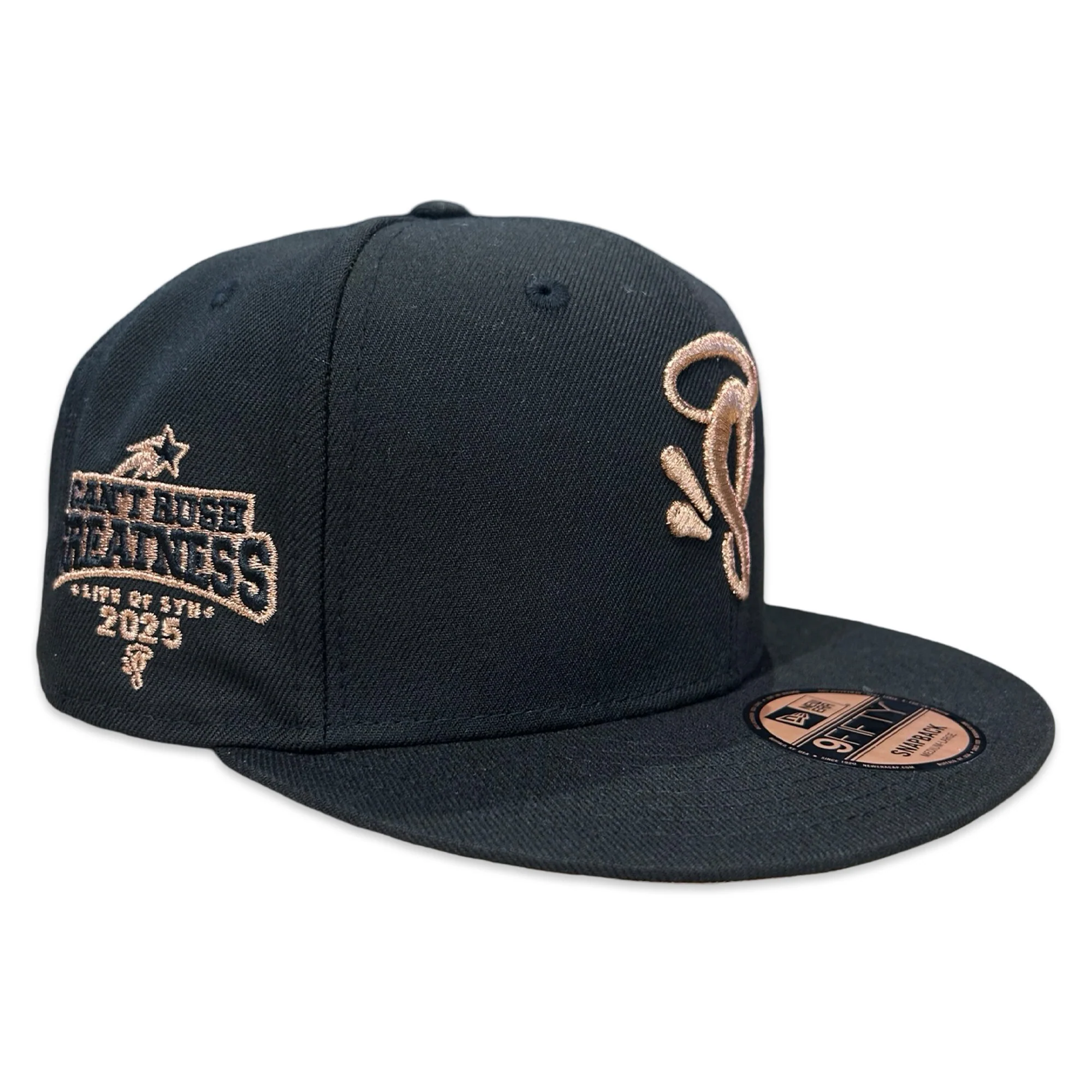 Syna x New Era 9FIFTY Snapback Cap 'Black / Rose Gold' - Image 3
