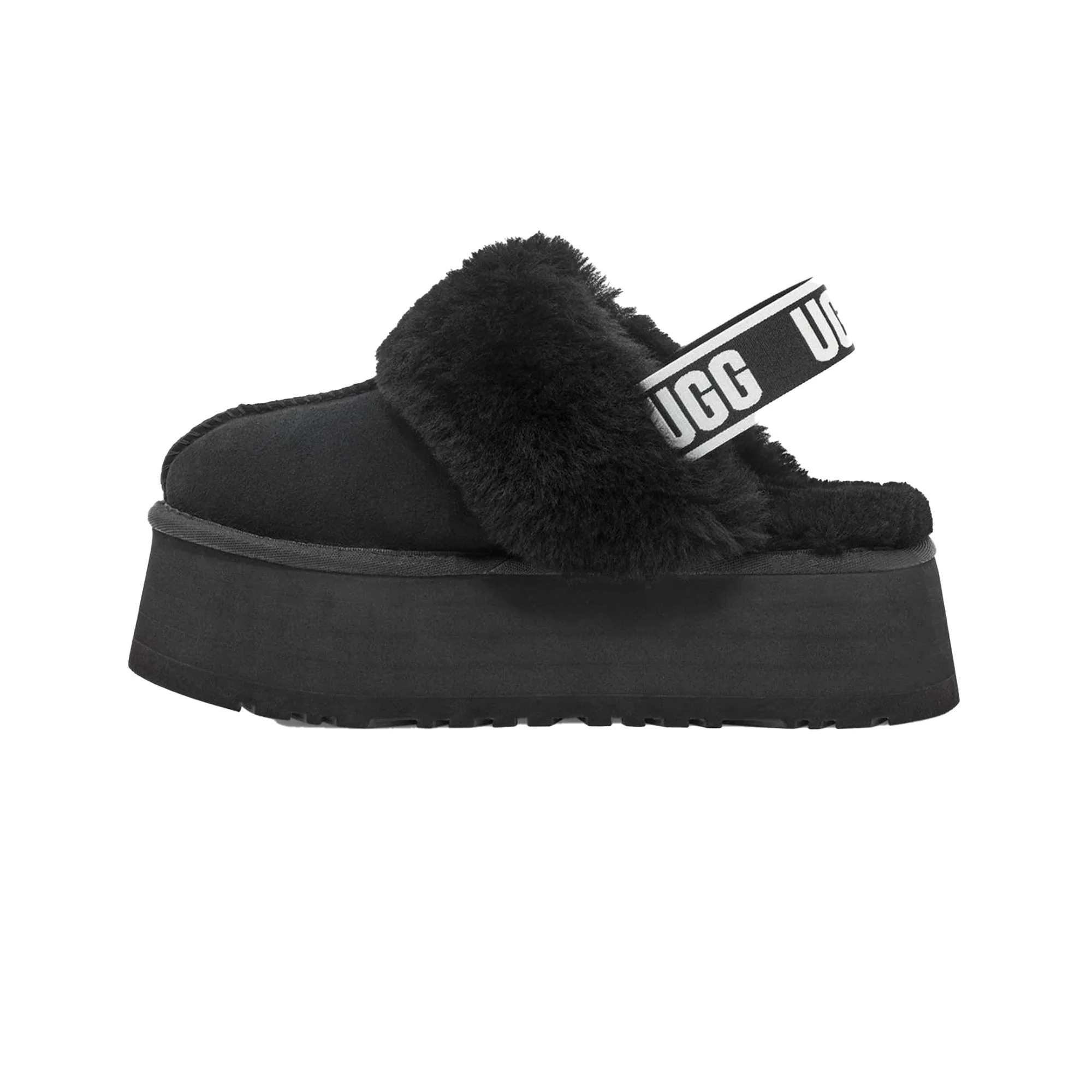 UGG Funkette Slipper 'Black' Women's (2025) - Image 3