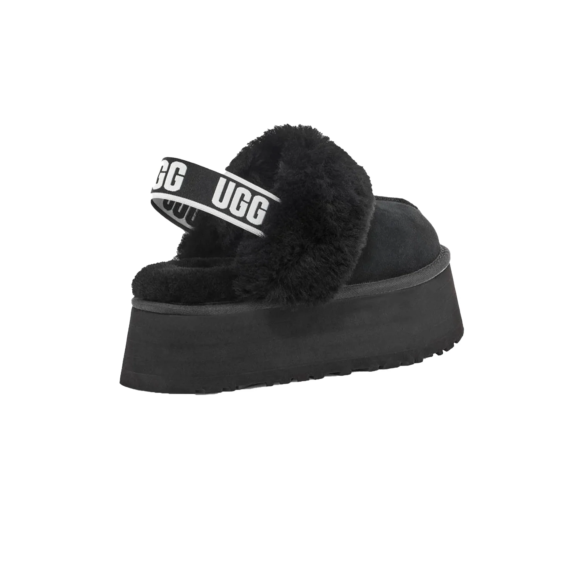 UGG Funkette Slipper 'Black' Women's (2025) - Image 4